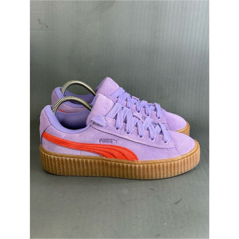 Fenty x Puma Creeper Phatty 'Lavender Burnt Red' sneaker shoes womens 8